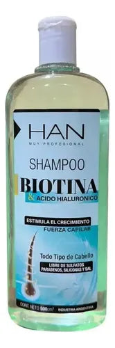 Kit Shampoo y Enjuague Han Biotina y Ácido Hialurónico 500ml · 17325 · foto 02