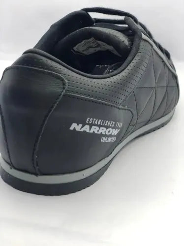 Zapatilla Narrow Cuero Vacuno Hombre Urbana Talle 39 Negro