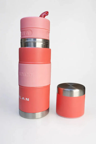 Mate Listo Autocebante Rolan Acero Inoxidable 500 ml Rosa · 8468 · foto 01