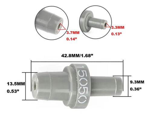 Valvula Venteo Gases Pcv Para Honda Civic 1.5 1.6 1992-2000