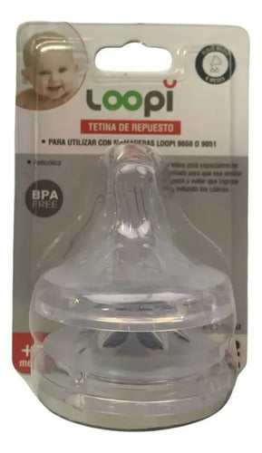 Repuesto Tetina de Silicona Loopi 9155 x2 Unidades · 17748 · foto 01