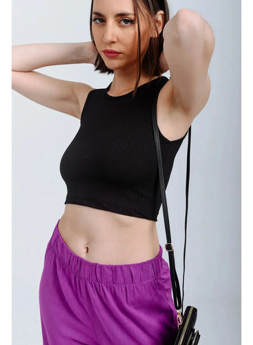 Mini Bandolera Phone Bag de Eco Cuero 100% PU Negro · 13629 · foto 07
