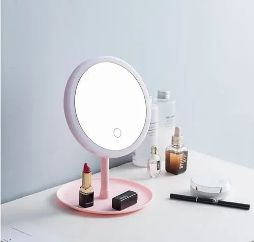 Espejo Doble Aumento Kingfz Belleza Luz