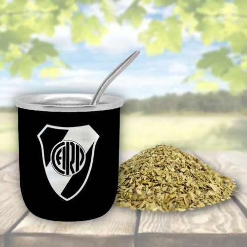 Mate Acero Inoxidable Globalross Térmico Negro River
