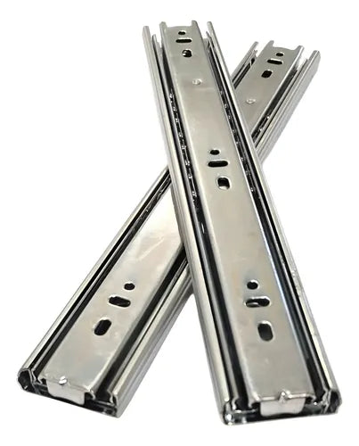 Corredera Telescopica 50cm 45 Kg 1 Par Guia Cajon Reforz W