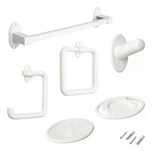 Set Accesorios Baño Plástico 6