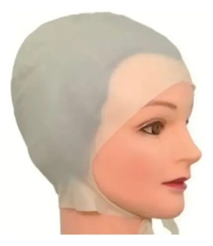 Gorra Claritos Sin Perforar Peluqueria 1 Paquete 12 Unidades Blanco