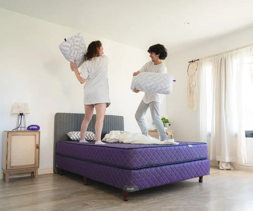 Almohada Purple Shara Blanco 1u Blanco