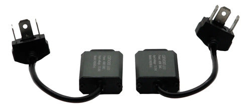 Cree Led H4 Con Cam Bus 40w / 6200k H4 Gris Oscuro Blanco