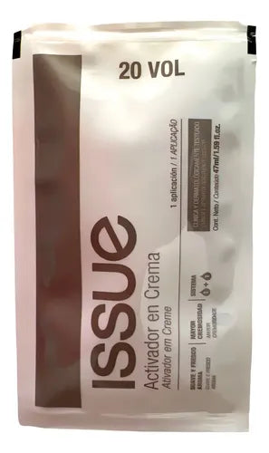 Oxidante Activador En Crema Issue Professional 20 Vol. Para Tinturas Sin Tono