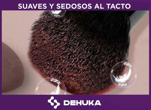 Set de 24 Brochas de Maquillaje Dehuka con Estuche Marrón · 17641 · foto 09