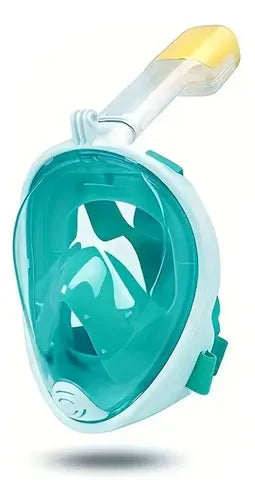 Máscara de Snorkel Full Face con Soporte para Cámara Talle L-XL Verde · 16914 · foto 01