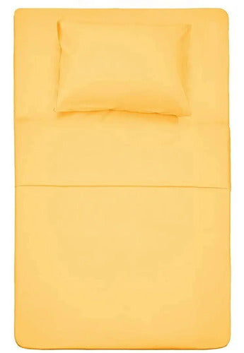 Sábana Ajustable Percal Delfín Blanco Percal 1 1/2 Pl