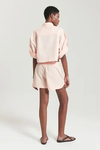 Short Con Elastico Acerola Mujer Maria Cher Algodón Lavanda