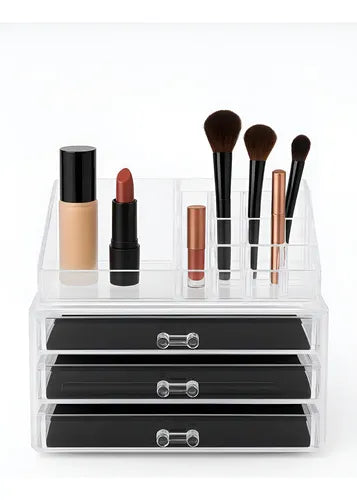Organizador Maquillaje Acrilico Jhonys Trasparente