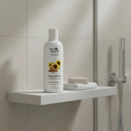 Shampoo Cabellos Con Color Nuez Y Girasol X375ml Tan Natural