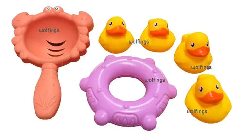 Patitos de Goma para el Baño Lanza Agua x4 · 16615 · foto 03