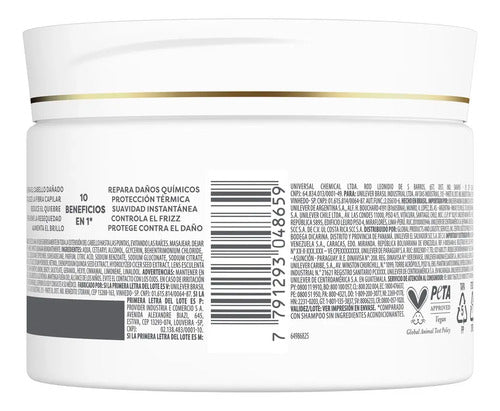 Máscara Dove Regeneración Extrema Ultra Cuidado 300 G