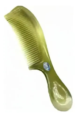 Peine Plástico Con Mango Desenreredante Ideal Rizos Verde Claro