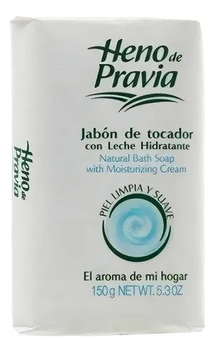 Heno De Pravia Jabón Natural Hidratante Con Leche 150g