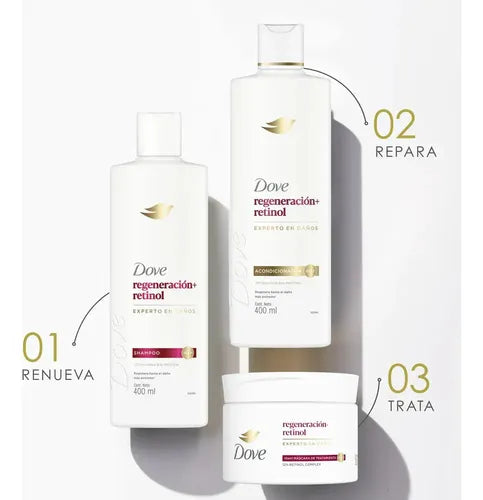 Acondicionador Pelo Regeneración + Retinol 200ml Dove · 1146 · foto 09