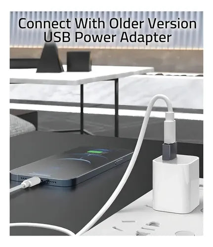Adaptador USB-C a USB 2.0 Syntech para iPhone y Galaxy Gris · 6438 · foto 05