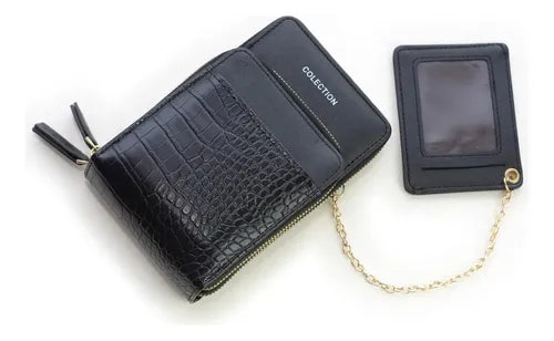 Mini Bandolera Phone Bag de Eco Cuero 100% PU Negro · 13629 · foto 05