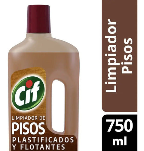 Cif Limpiador Pisos Plastificados Y Flotantes 750 Ml