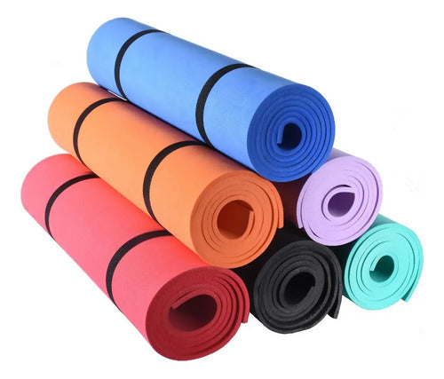 Colchoneta de Goma EVA para Yoga y Pilates 160x57cm 6mm Negro · 16918 · foto 03