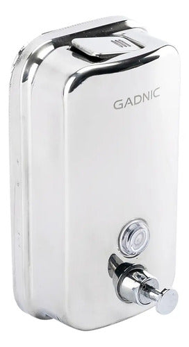 Dispenser de Jabón Líquido Gadnic 800ml Baño Cocina de Pared Color Plateado · 18781 · foto 01