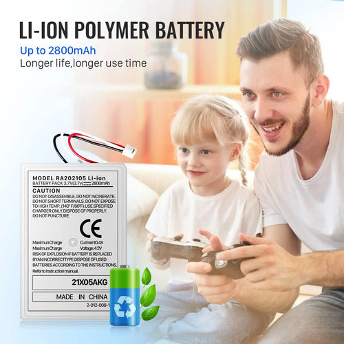 Batería Ps5 Ion Litio Ra202105 2800mah