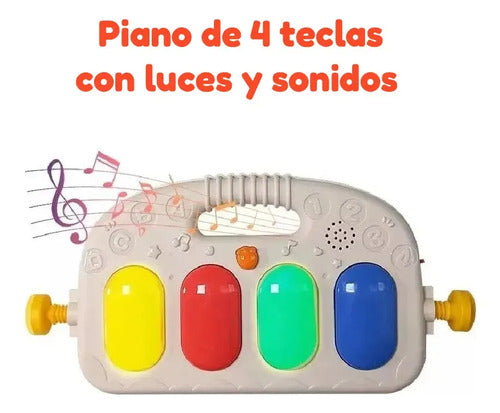 Gimnasio para Bebé Piano Musical Arco de Luz y Sonidos Incluye Pilas · 18178 · foto 08
