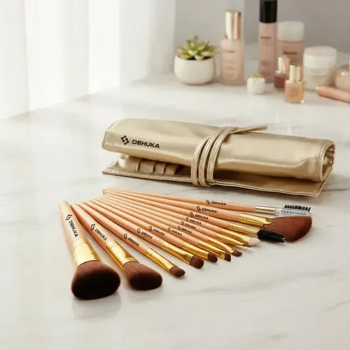 Set de 24 Brochas de Maquillaje Dehuka con Estuche Marrón · 17641 · foto 04