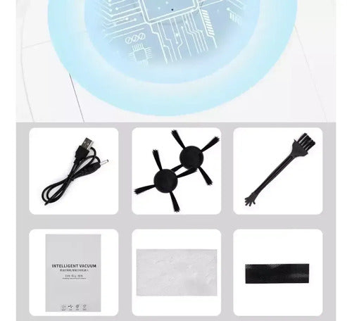 Aspiradora Robot Sweepin K-205 Limpieza Inteligente Y Prác Color 1507645984