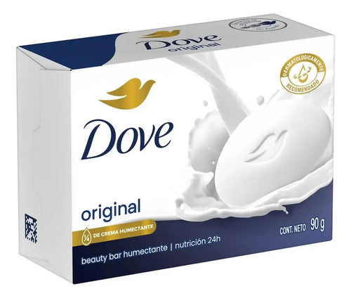 Jabón En Barra Dove Original Individual 90 Grs