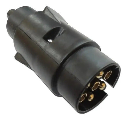 Ficha Conector 7 Vias Macho-hembra Luces Trailers Acoplados