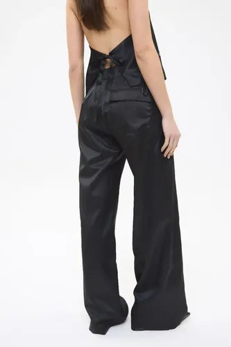 Pantalon Perla Negro Cher Mix De Mujer Poliester Negro 2