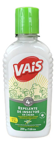 Repelente Mosquitos Insectos Crema Vais 200g