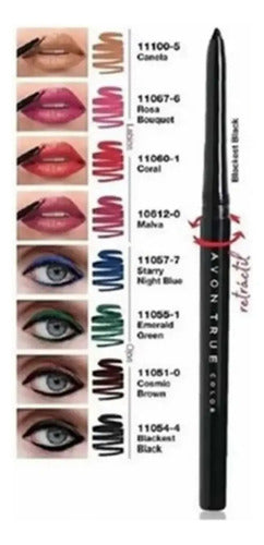 Avon Delineador De Ojos Retractil Glimmerstick Marron