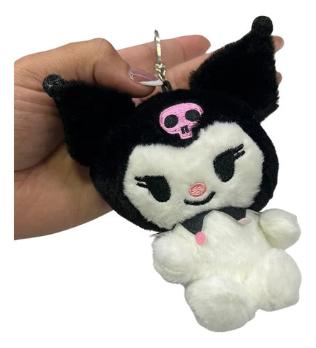 Llavero Peluche Colgante Kuromi Kawaii Blanco · 16857 · foto 02