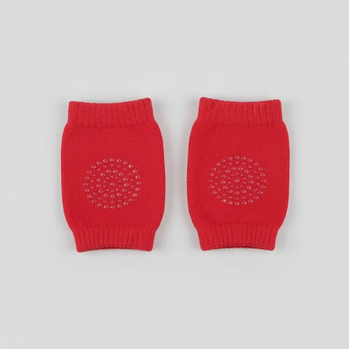 Rodilleras Antideslizantes para Gatear Bebé Rojo Puntitos · 17430 · foto 06