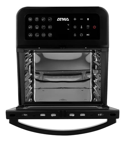 Horno Y Freidora De Aire Digital Atma 94hfr582dp 11,6 L Plateado Negro