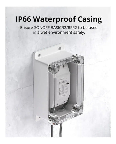Pack Por 5 Caja Estanco Ip66 Sonoff Ideal Basic R2 / Rf R2