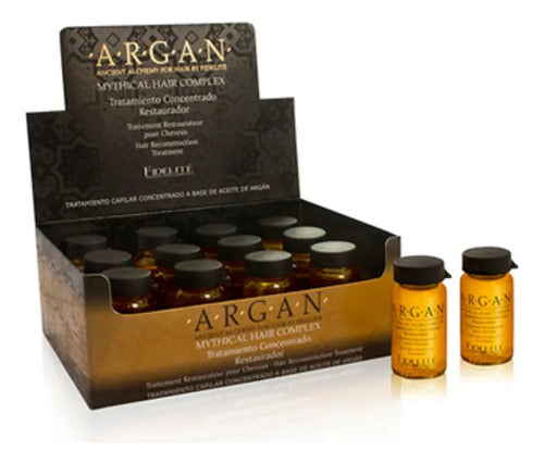 Kit Ampolla Fidelite Argan Reparador + Caviar Nutritivo X24u