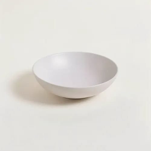 Ensaladera Compotera Porcelana Blanco Picadas Fine Plus 21cm Natural