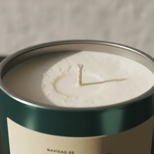 Vela Con Tapa Cera Organic Spa Flor De Naranjo Y Jazmin