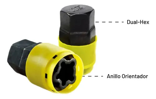 Tuercas Bulon Seguridad Antirrobo Onix Ford Chevrolet Honda