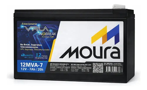 Batería Moura Mva 7ah 12v