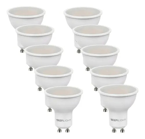 Pack 10 Spot Embutir Completo Lampara Dicroica 7w Y Socalo