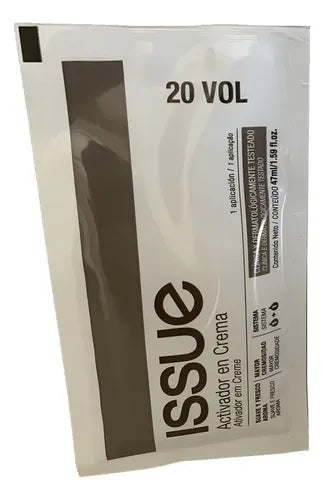 Oxidante Activador En Crema Issue Professional 20 Vol. Para Tinturas Sin Tono